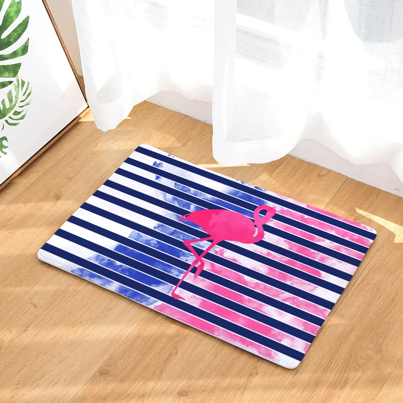 Пылезащитный Добро пожаловать домой входные двери коврики розовый двойной