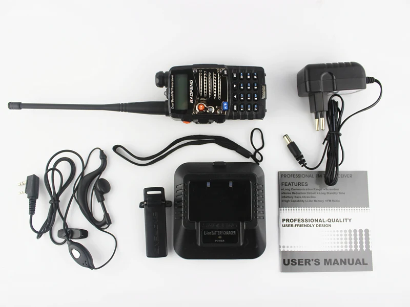 BaoFeng UV-5RD рация двухстороннее радио FM трансивер интерфон двухдиапазонный DTMF