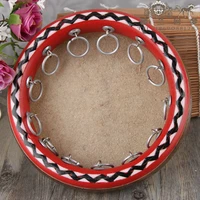 xinjiang ethnic musical instruments tambourine wood high grade leather drum 20cm genuine high end professional dance tambourine