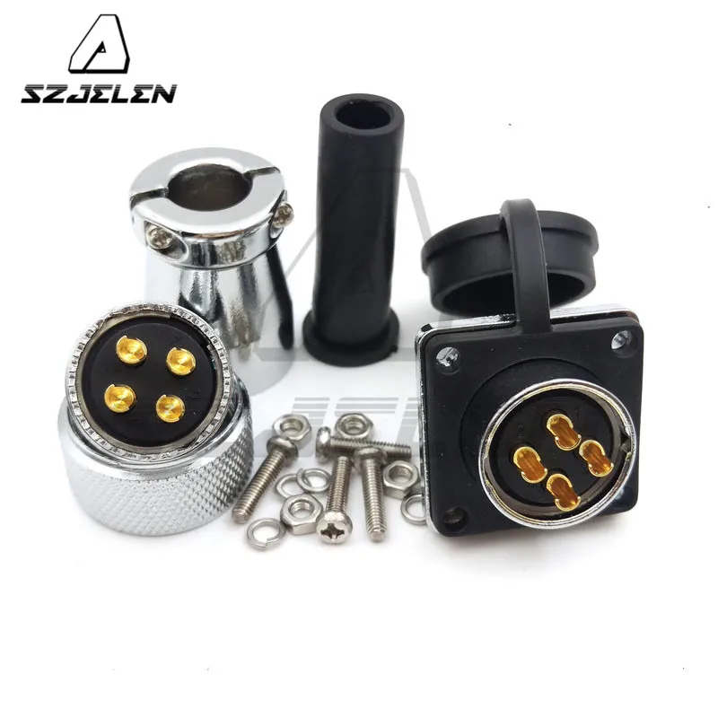 

Серия WS16, 4-контактный водонепроницаемый разъем (гнездо) (штекер), механический кабель питания, панельный разъем, 4-контактный, IP67