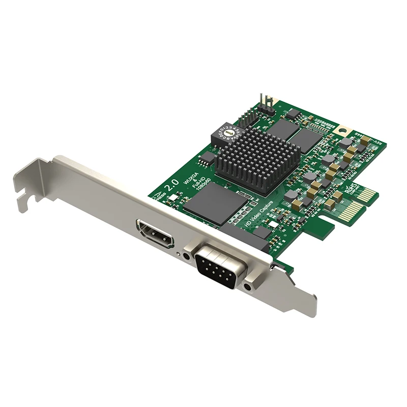 Плата видеозахвата PCI E с HDMI/DVI/компонентом/CVBS + аудиовходом LR/S