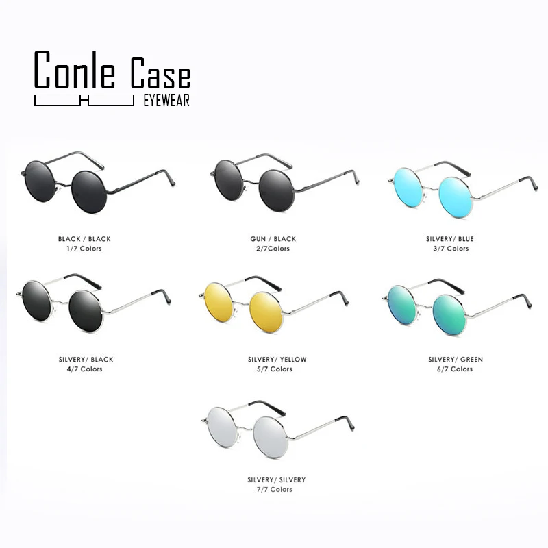 Женские поляризованные солнцезащитные очки Conle Case зеркальные с защитой от