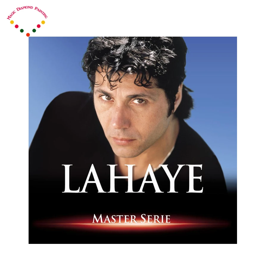 

diamond painting Superstar singer Jean Luc Lahaye cross stitch 5Ddiy Rhinestones embroidery plastic crafts Full diamond painting