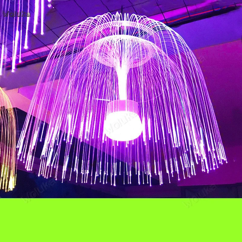 Светодиодная лампа Медуза волоконная освещение для улицы из полиэстера