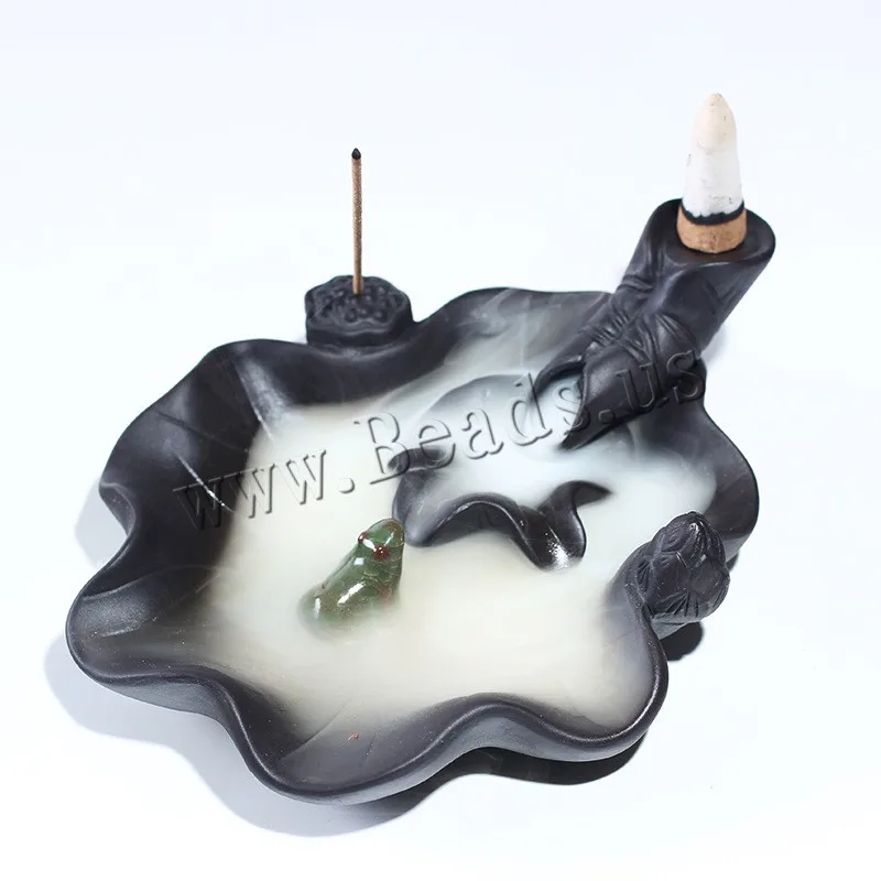 

Mountain Shape Incense Burner Smoke Waterfall Backflow Incense Lotus Flower Incense Holder Censer Zen Use In Home Teahouse