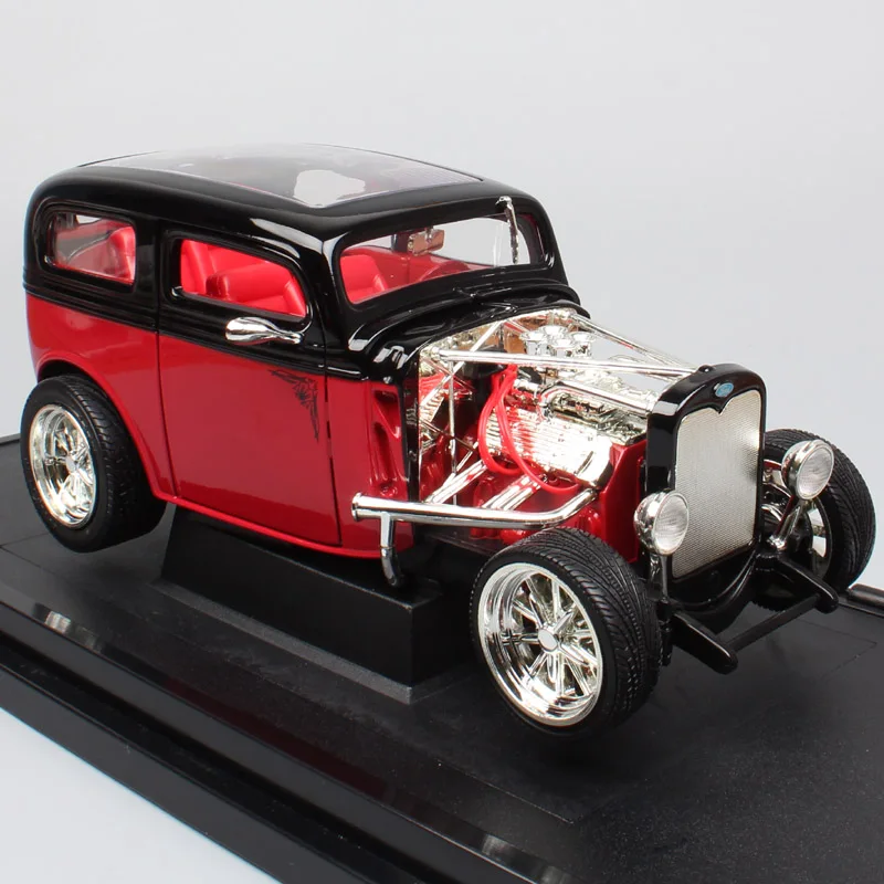 

1:18 весы Road Подпись Ford Модель A-кости 1931 rodders Tudor пользовательские седан литья под давлением и модели автомобилей Машинки Игрушки для мальчико...