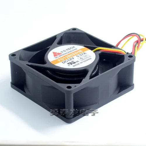 Новый оригинальный FD128032HB DC12V 0.37A Y.S.TECH 80388 см трехпроводный двухшариковый