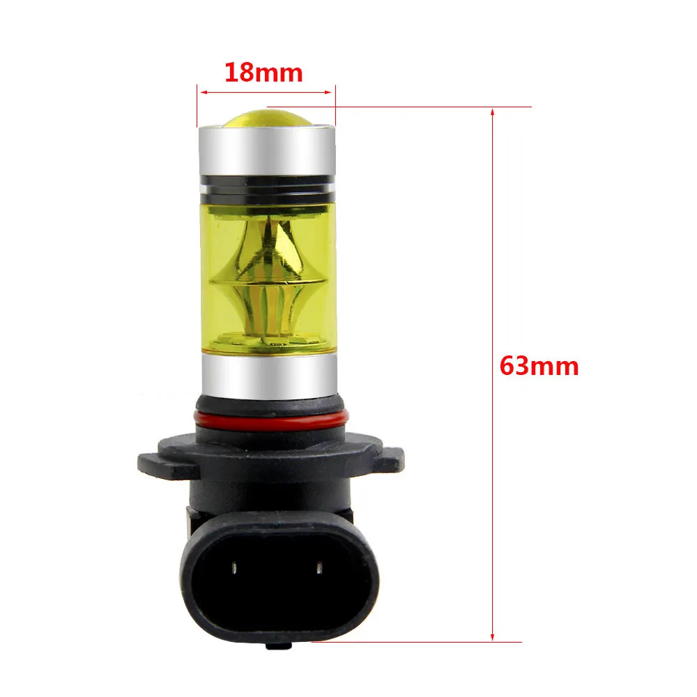 H11 светодиодный H8 H16 Противотуманные фары Дневные Фары Лампы HB3/9005 9006/HB4 5202 высокое Мощность 3030 20SMD светодиодный светильник для автомобильные лампы дневные ходовые светильник