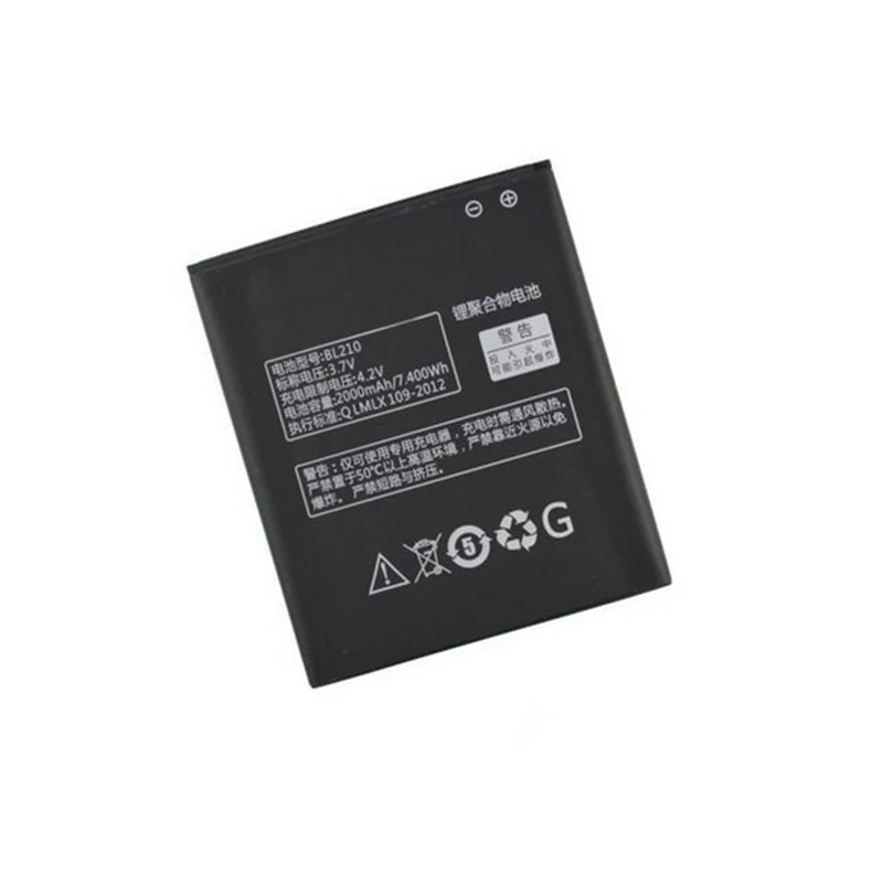 Новый аккумулятор 2000 мАч BL 210 BL210 для Lenovo A536 A606 S820 S820E A750E A770E A656 A766 A658T S650 Сменный