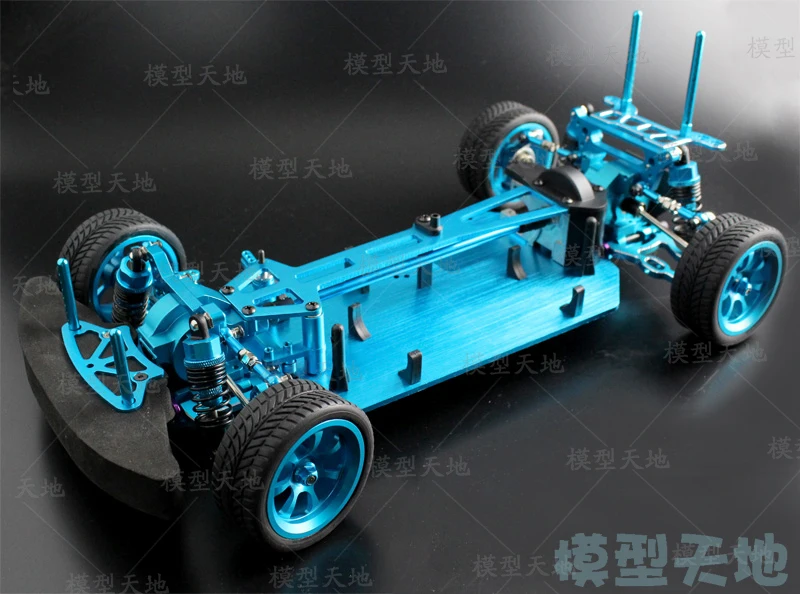 Модель 1/10 RC 4WD игрушечный автомобиль на дороге Дрифтерный металлическая пустая