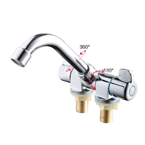 universal rv accessories folding 360 rotation for bathroom deck caravan boat mounted faucet kitchen cold hot water tap 004 free global shipping