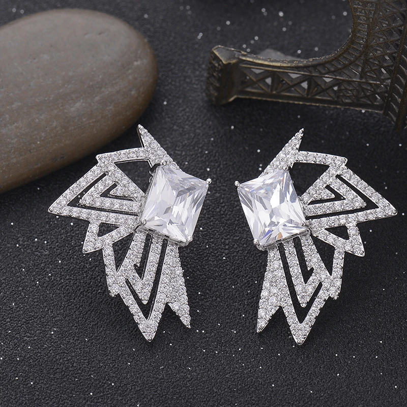 Женские серьги-гвоздики с камнем GAOLA милые из фианита ААА | Украшения и аксессуары