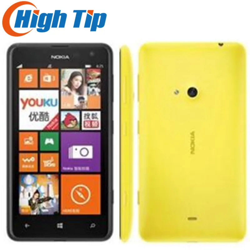 Перепрошитый Nokia Lumia 625 оригинальный мобильный телефон 4 7 дюймов сенсорный экран