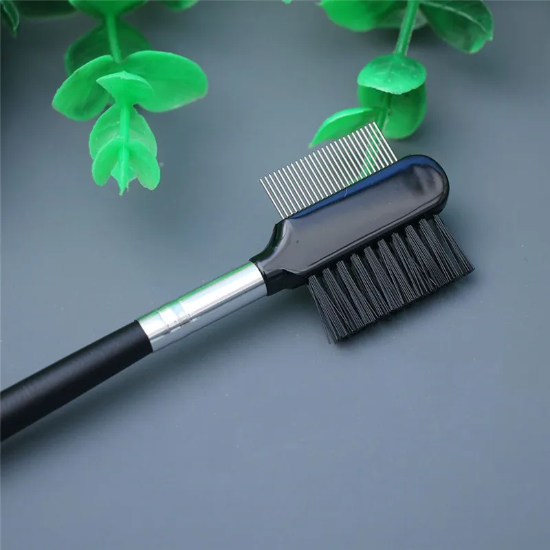 1 шт для бровей из нержавеющей стали ресниц дуал Комб женские расширение кисти DIY