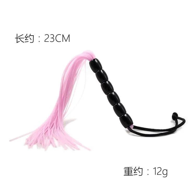 Розовый хлыст игрушки для взрослых Силиконовые Мини фоггер хвост Фетиш SM ролевые