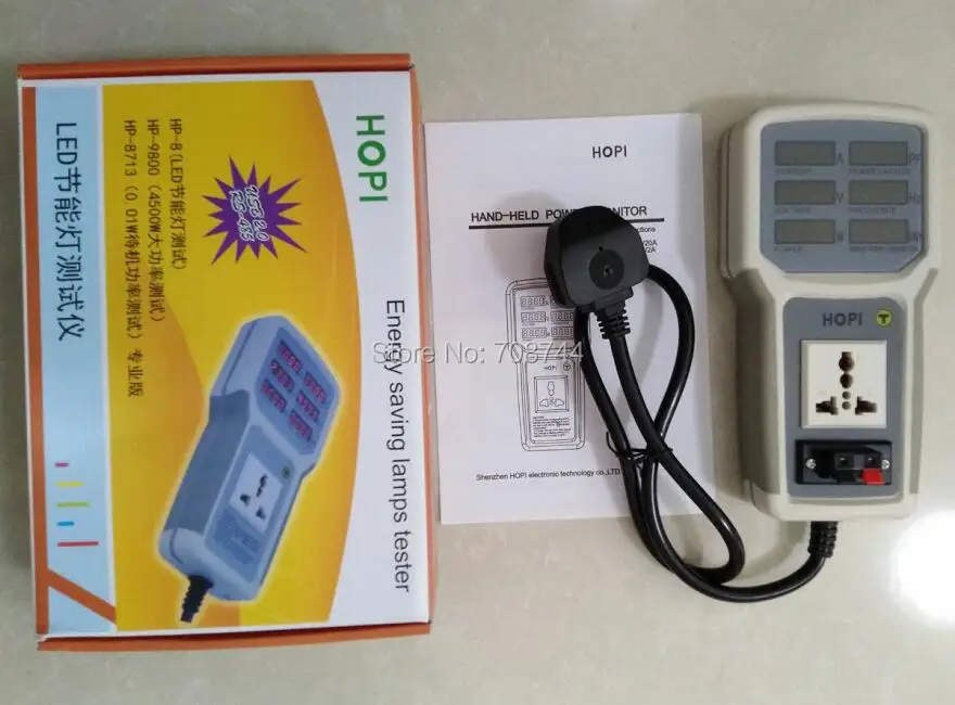 Портативный измеритель мощности анализатор светодиодный индикатор измеряемый