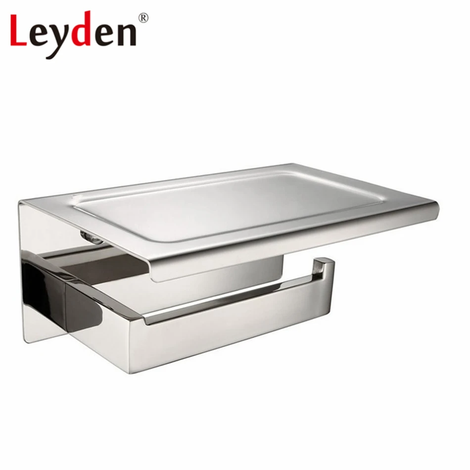 Держатель для туалетной бумаги Leyden полка хранения мобильного телефона