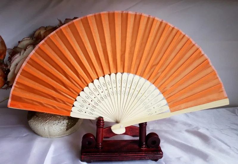 Многоцветный Китайский Японский Женский Шелковый веер свадебные сувениры и