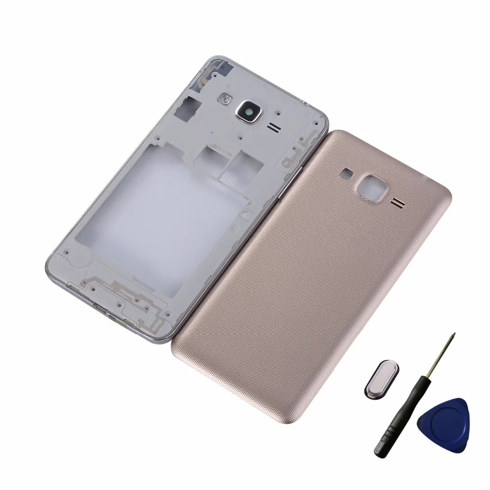 Для samsung Galaxy J2 Prime SM-G532F G532 корпус средняя рамка+ задняя крышка батареи+ Кнопка возврата домой