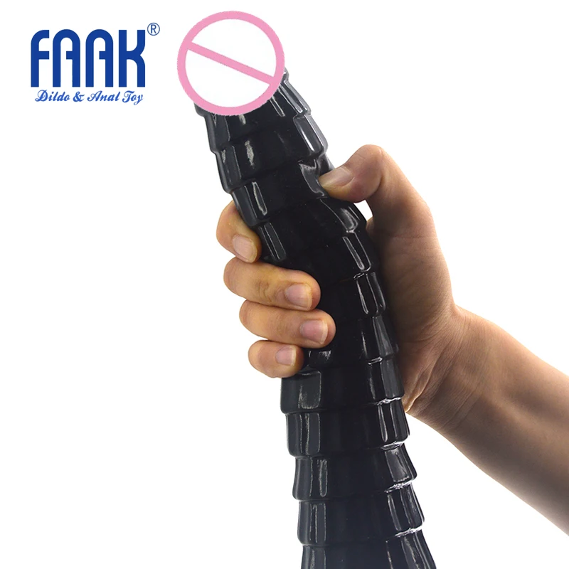 FAAK 26 9x4 7 см медицинский силиконовый волнистый фаллоимитатор с присоской супер