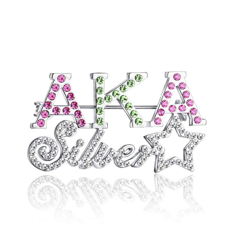 GRANDBLING Новое поступление "AKA silver star" слово булавки отличный подарок для членов Сестринство