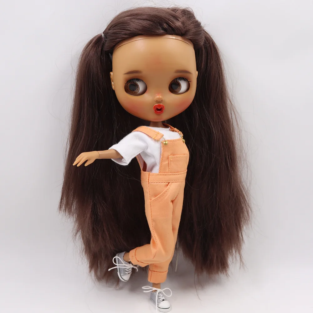 Наряды для Blyth doll Overrall скотч-Сода с белой футболкой для сустава, прохладная одежда для тела, ледяная NEO