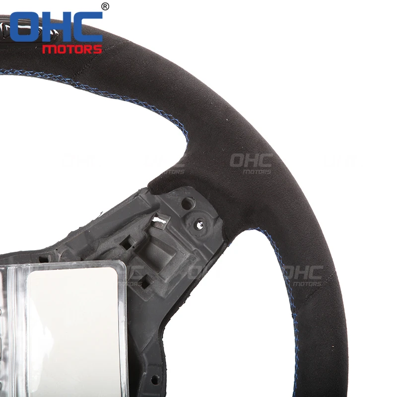 Замшевое кожаное итальянское светодиодсветодиодный рулевое колесо ACL