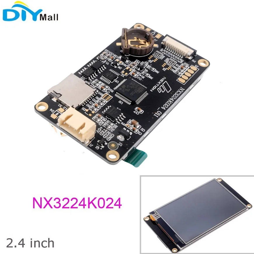 2.4 inch Nextion Улучшенный 2," 2,8" 3," 3,5" 4," 5,0" 7," резистивный сенсорный экран HMI умный модуль дисплея для Arduino Raspberry Pi - Комплект: 2.4 inch