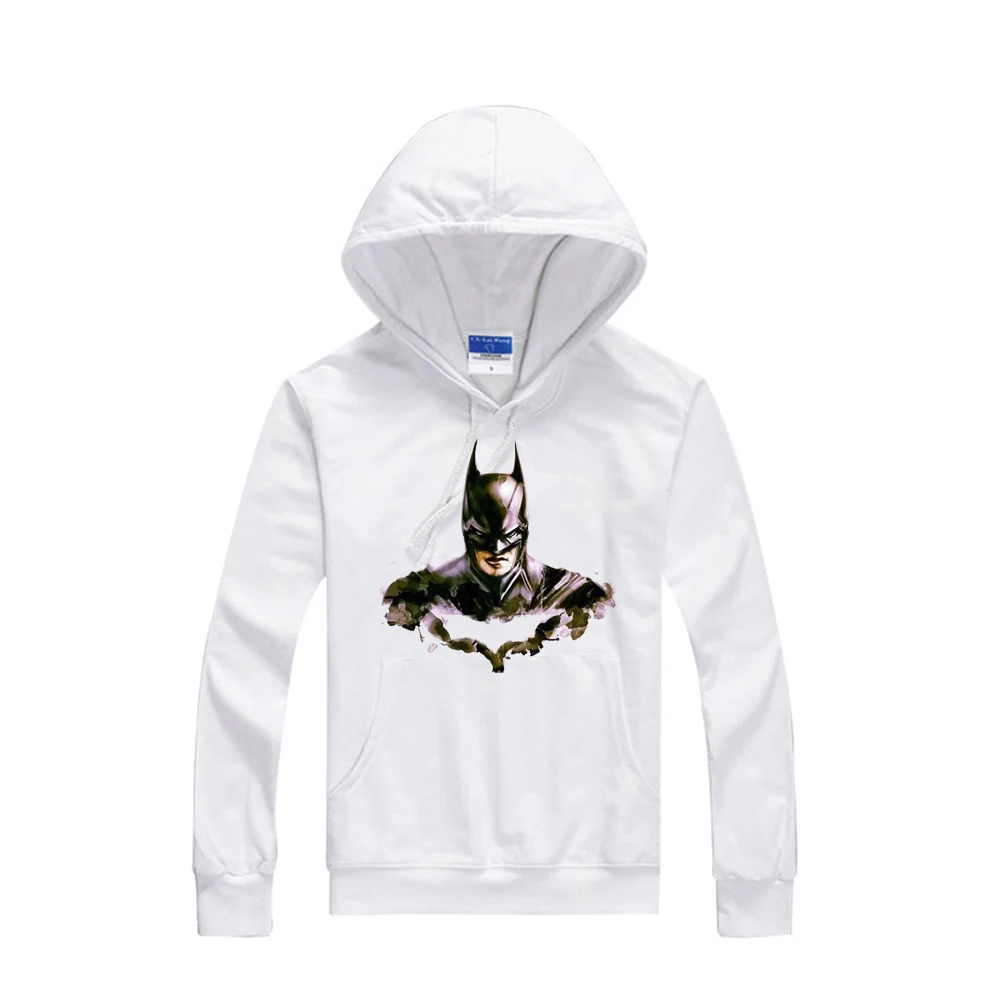 Cottons Hoodies Men Casual Super Heros Tops Long Sleeve Male Boy Sweatshirts Customized Printing TS0008-5 | Мужская одежда