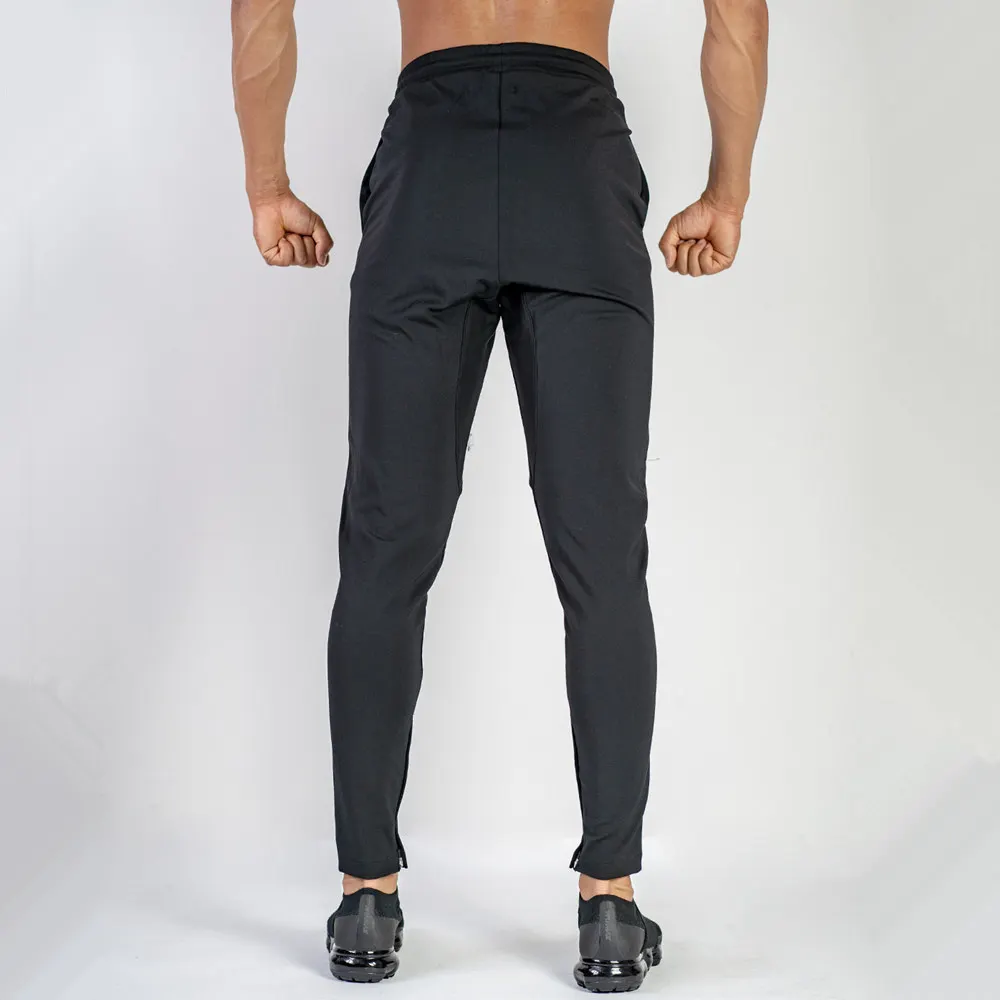 Мужские спортивные брюки для бега обтягивающие хлопковые занятий фитнесом