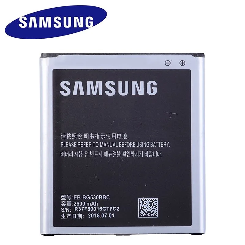 Для Galaxy Grand Prime J3 2016 Φ G530 G531F G530H G530F Оригинальная батарея для телефона Samsung 2600mAh |