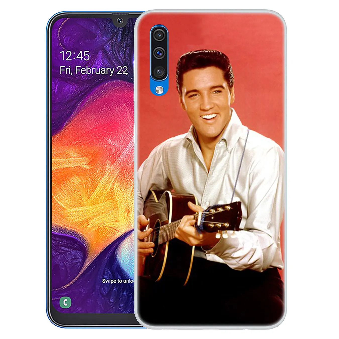 Твердый прозрачный чехол для телефона Lavaza Elvis Presley Kiss Samsung Galaxy A10 A20 A30 A40 A50 A60 A70 M40 M30