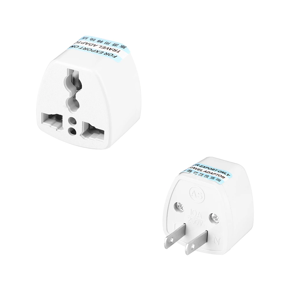 US Plug Высокое качество Белый Универсальный США ЕС AU конвертер в Великобритании HK 3 Pin AC Путешествия мощность Plug зарядное устройство адаптер разъем UK Plug конвертер - Цвет: US Plug