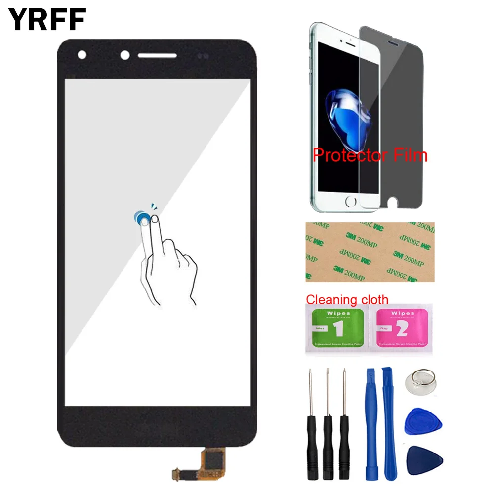 5 ''сенсорный экран для huawei Honor 5A Y5 II 2 Y5II CUN-L01 LYO-L21 сенсорный экран стекло дигитайзер панель сенсор защитная пленка