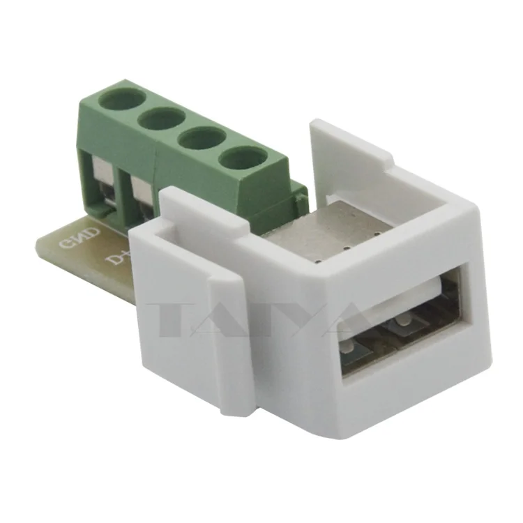 Keystone USB 2,0 с обратным винтовым разъемом