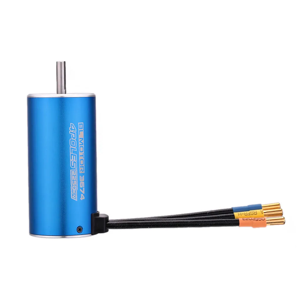 Новинка 2019 HIINST Водонепроницаемый Новый 3674 2250KV бесщеточный мотор + 120A ESC для 1/8 RC