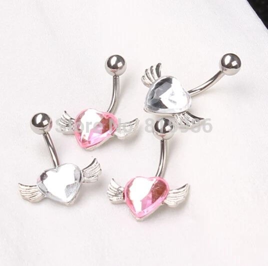 Оптовая продажа 2015 Новый стиль 10 шт./лот сердце крыло Ангела ювелирные изделия