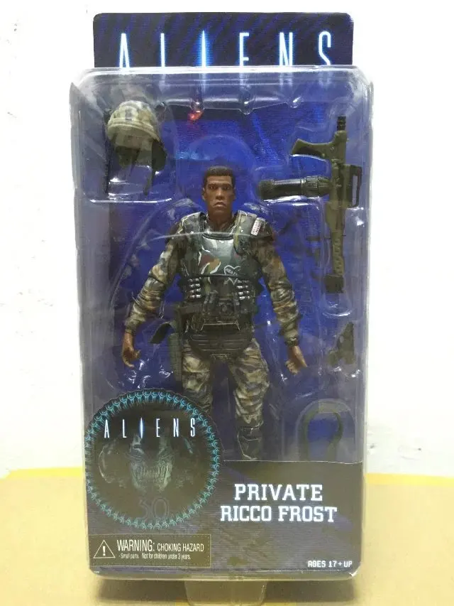 Высококачественный беспилотник NECA серии пришельцев 9 Xenomorph Albino частный Рикко