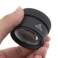 new 30x 36mm magnifier jeweler optics loupes lens magnifying glass microscope for coins stamps jewelry lupe free shipping