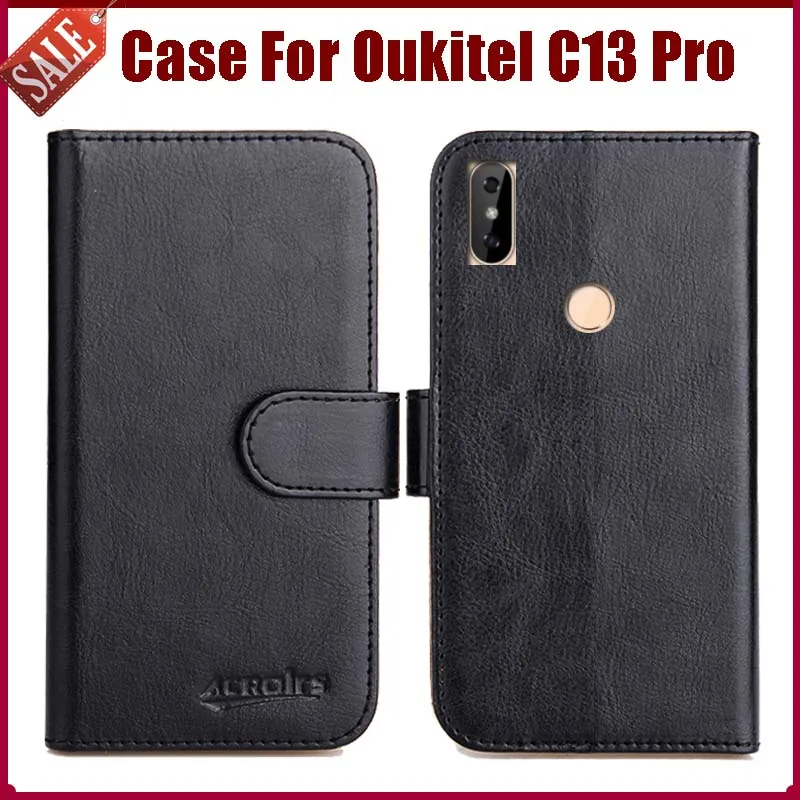 

Горячая распродажа! Чехол Oukitel C13 Pro, Новое поступление, 6 цветов, высокое качество, защитный кожаный флип-чехол для Oukitel C13 Pro, чехол