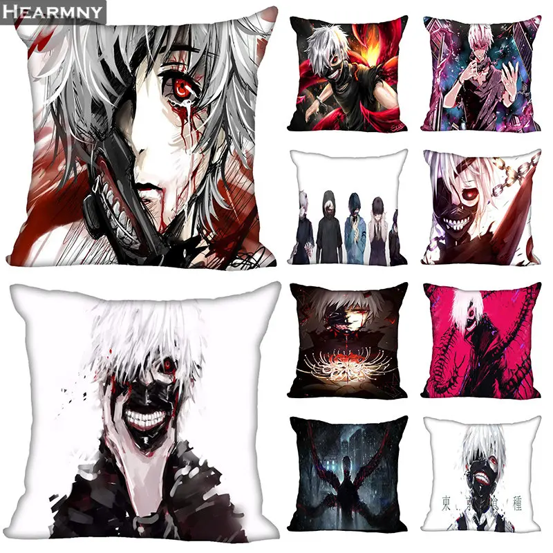 

Tokyo Ghouls Hot Sale Pillow Case High Quality New Year's Pillowcase Decorative Pillow Cover Home Decorate Christmas Goods