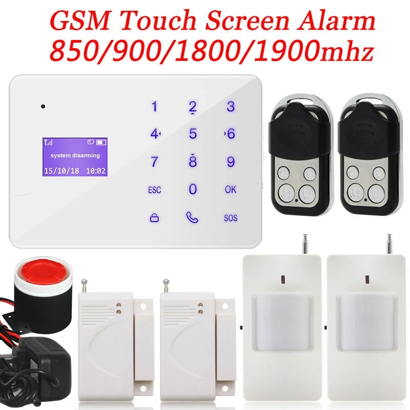 Беспроводная GSM сигнализация с сенсорной клавиатурой и автоматическим