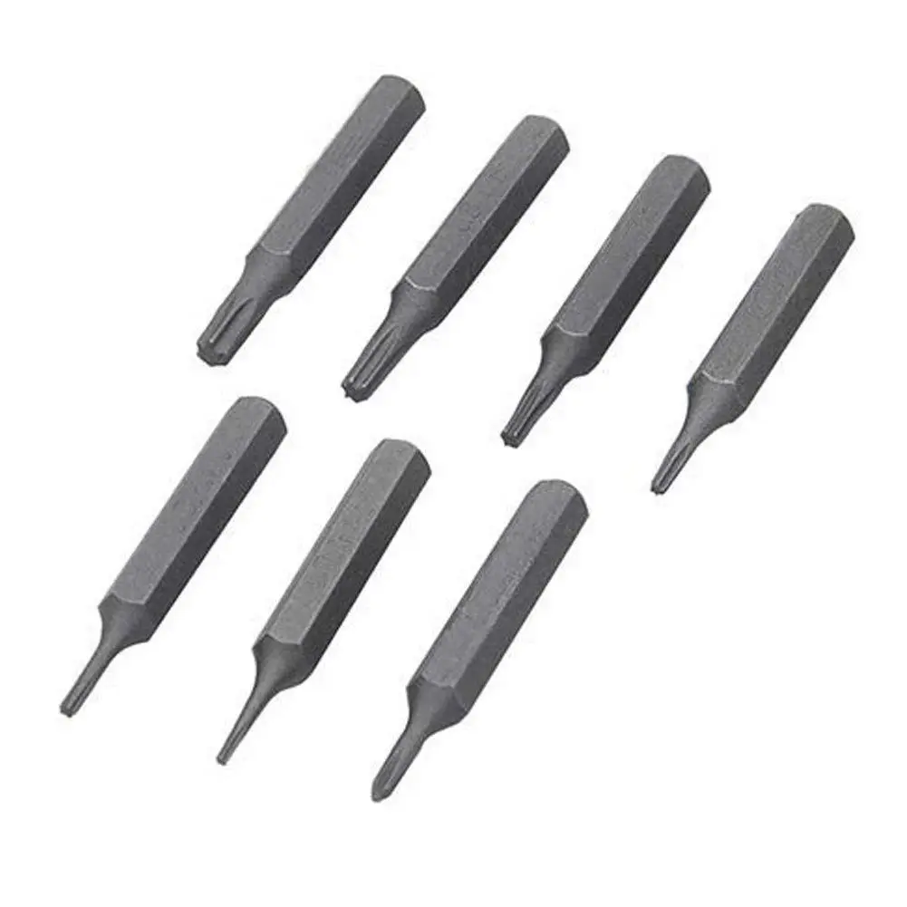 7pcs 1/8 Inch Hex Shank S2 Alloy Steel Magnetic Screwdriver Bits Set Phillips Slotted Torx for ES120 ES121 screwdriver | Инструменты