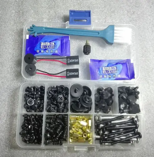 196 шт. блок питания для компьютера материнская плата жесткий диск винты корпуса