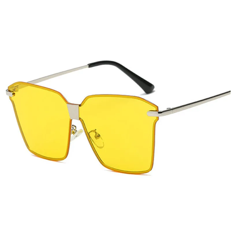 Модные женские туфли квадратный Солнцезащитные очки для женщин бренд Дизайн