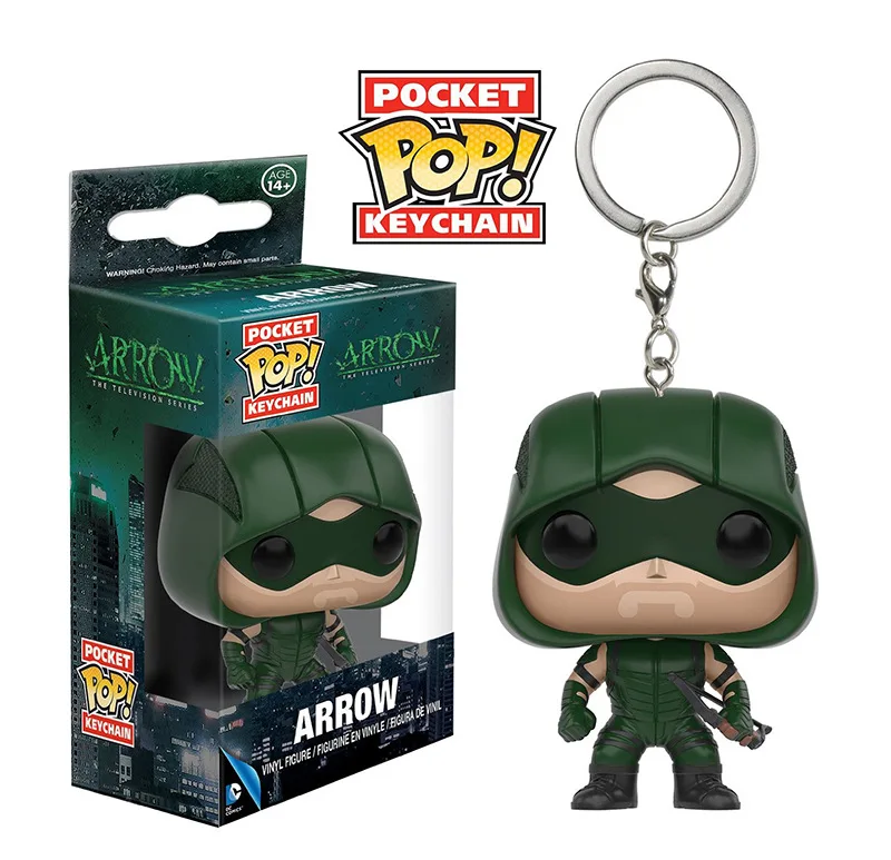 FUNKO POP Avengers 4: Endgame капитан чудо-яд Дэдпул брелок с Железным человеком Фигурки игрушки для детей Рождественский подарок - Цвет: Цвет: желтый