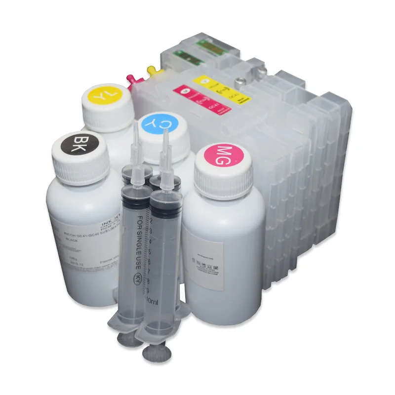 GC41 многоразовый чернильный картридж с сублимационными чернилами для принтера