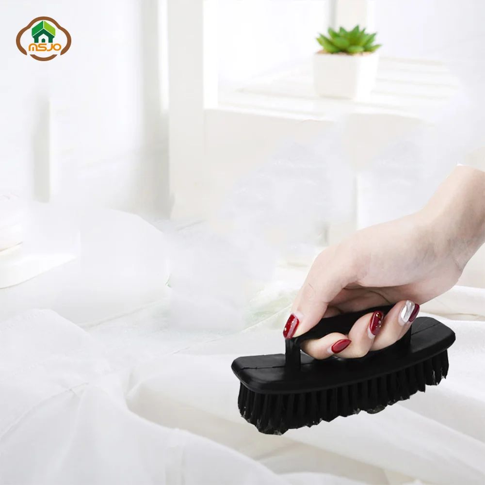 MSJO Чистка обуви щетка для одежды Новая Черная мягкая щетина пластиковый лак