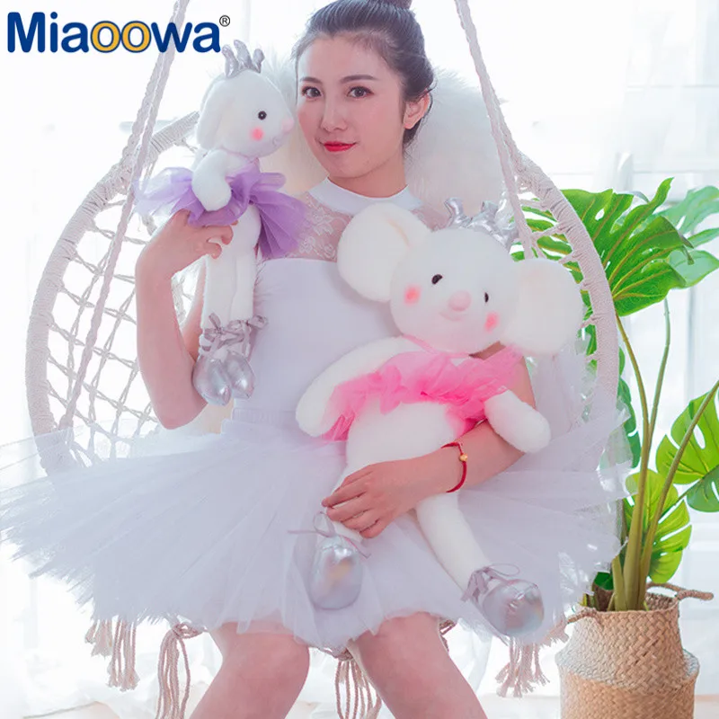 1 шт. 40-75 см Kawaii балетная мышь плюшевые игрушки мультяшное животное игрушка кукла для детей Детская игрушка для сна для девочек подарок на день рождения