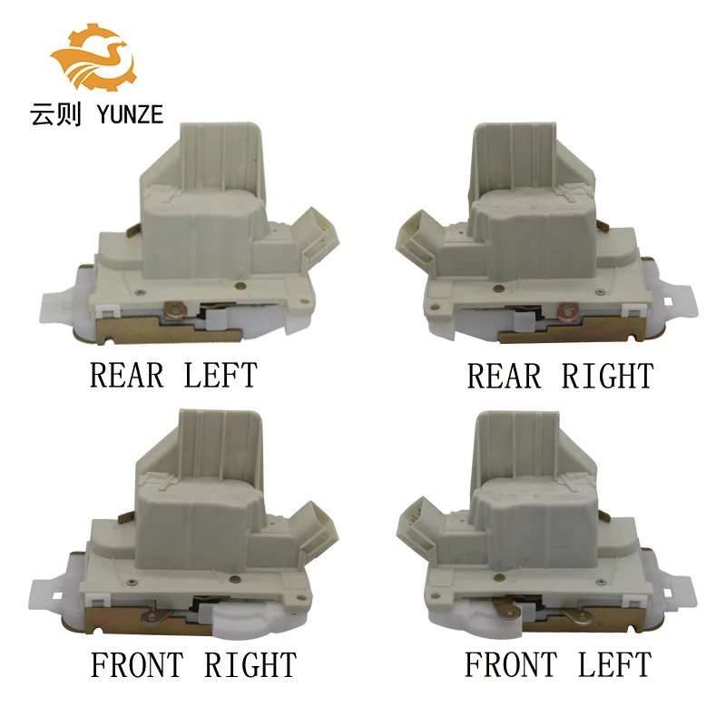4PCS FRONT REAR LEFT RIGHT SIDE DOOR LOCK ACTUATOR FOR FORD MONDEO 2004-2007 8 PINS